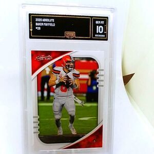2020 ABSOLUTE BAKER MAYFIELD #28 GEM 10
